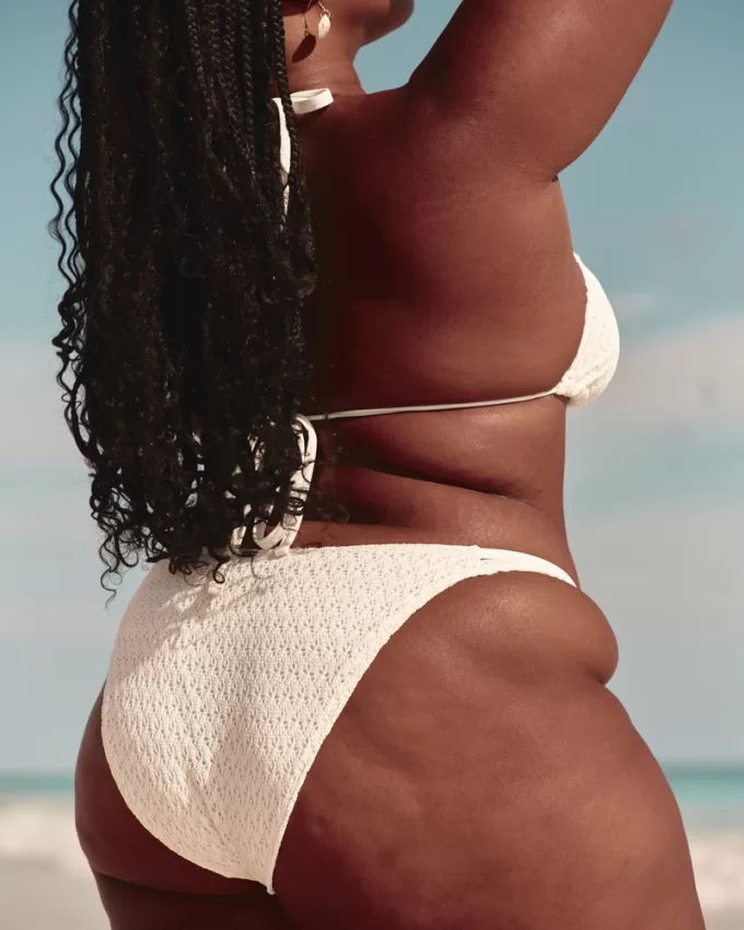 Crochet-Style Cheeky Bikini Bottom,Crochet-Style Cheeky Bikini Bottom