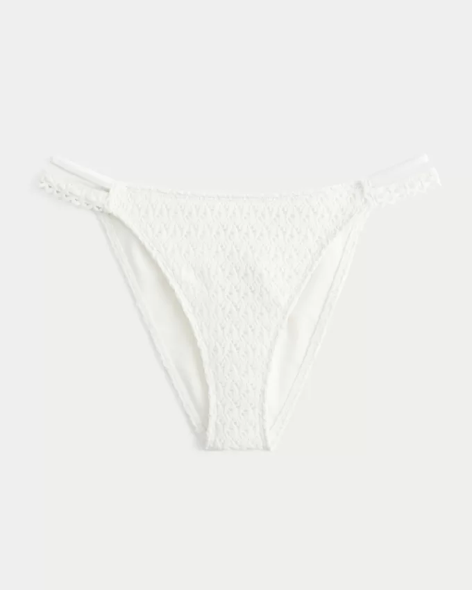Crochet-Style Cheeky Bikini Bottom,Crochet-Style Cheeky Bikini Bottom