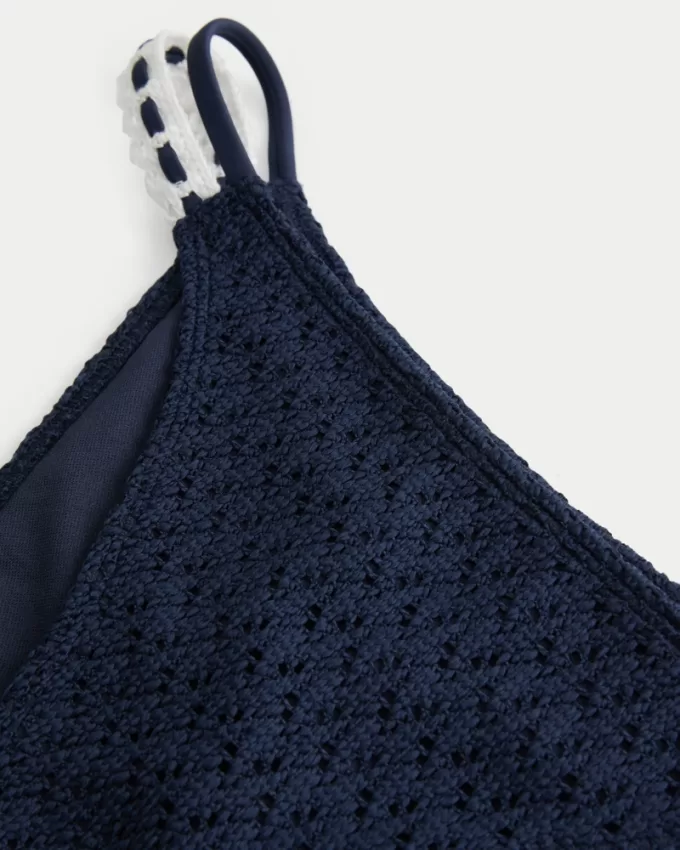 Crochet-Style Cheeky Bikini Bottom,Crochet-Style Cheeky Bikini Bottom