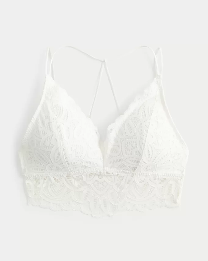 Crochet-Style Lace Bralette,Crochet-Style Lace Bralette
