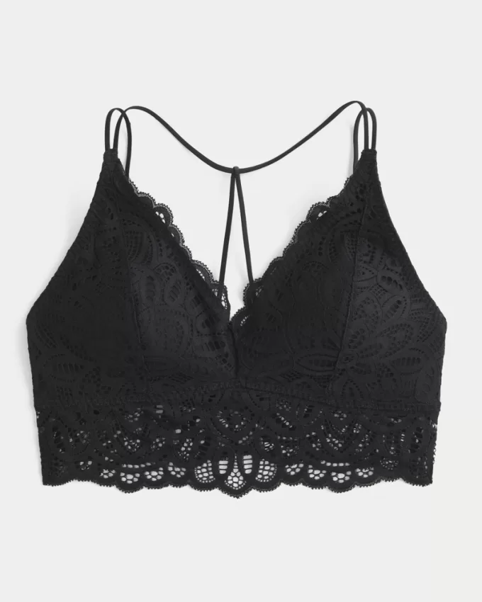 Crochet-Style Lace Bralette,Crochet-Style Lace Bralette