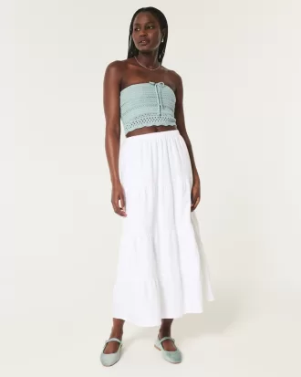 Crochet-Style Tube Top,Crochet-Style Tube Top