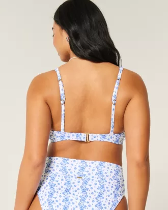 Curvy High Apex Ribbed Underwire Bikini Top,Curvy High Apex Ribbed Underwire Bikini Top