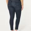 Curvy High-Rise Dark Wash Jean Leggings,Curvy High-Rise Dark Wash Jean Leggings