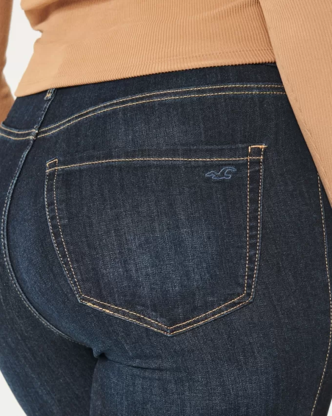 Curvy High-Rise Dark Wash Jean Leggings,Curvy High-Rise Dark Wash Jean Leggings