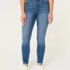 Curvy High-Rise Dark Wash Super Skinny Jeans,Curvy High-Rise Dark Wash Super Skinny Jeans