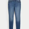Curvy High-Rise Dark Wash Super Skinny Jeans,Curvy High-Rise Dark Wash Super Skinny Jeans