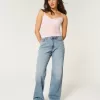 Curvy High-Rise Medium Wash Baggy Jeans,Curvy High-Rise Medium Wash Baggy Jeans
