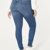 Curvy High-Rise Medium Wash Jean Leggings,Curvy High-Rise Medium Wash Jean Leggings