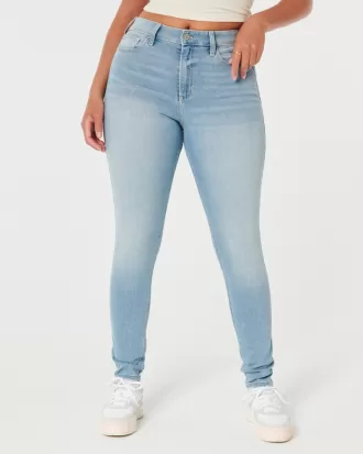 Curvy High-Rise Medium Wash Super Skinny Jeans,Curvy High-Rise Medium Wash Super Skinny Jeans