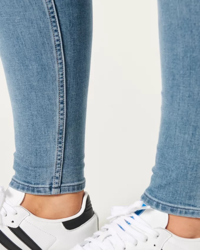 Curvy High-Rise Medium Wash Super Skinny Jeans,Curvy High-Rise Medium Wash Super Skinny Jeans