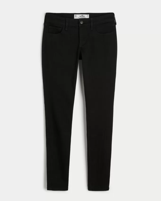 Curvy Low-Rise Black Super Skinny Jeans,Curvy Low-Rise Black Super Skinny Jeans