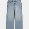 Curvy Low-Rise Light Wash Baggy Jeans,Curvy Low-Rise Light Wash Baggy Jeans