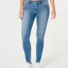 Curvy Low-Rise Medium Wash Super Skinny Jeans,Curvy Low-Rise Medium Wash Super Skinny Jeans