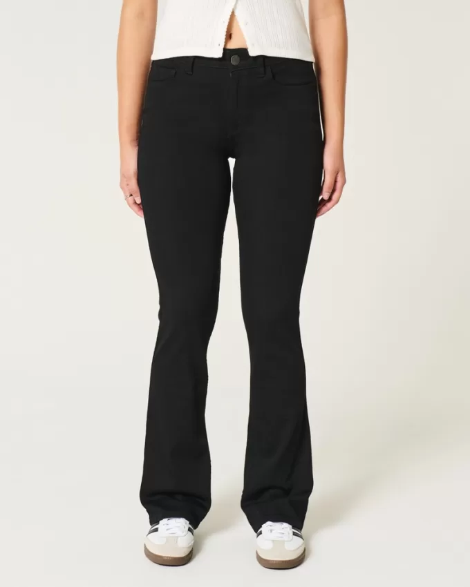 Curvy Mid-Rise Black Boot Jeans,Curvy Mid-Rise Black Boot Jeans