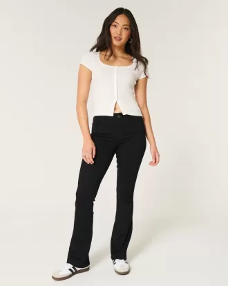 Curvy Mid-Rise Black Boot Jeans,Curvy Mid-Rise Black Boot Jeans