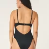 Curvy Ribbed One-Piece Swimsuit,Curvy Ribbed One-Piece Swimsuit