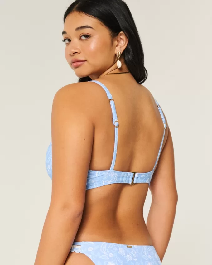 Curvy Underwire Plunge Bikini Top,Curvy Underwire Plunge Bikini Top