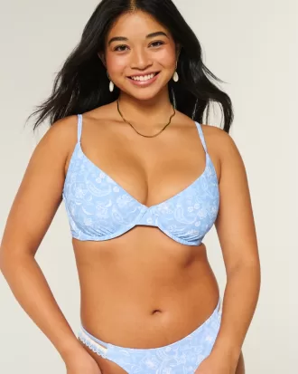 Curvy Underwire Plunge Bikini Top,Curvy Underwire Plunge Bikini Top