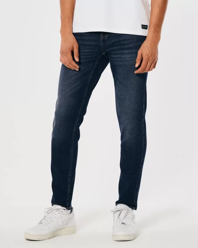 Dark Wash Athletic Skinny Jeans,Dark Wash Athletic Skinny Jeans