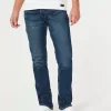 Dark Wash Slim Straight Jeans,Dark Wash Slim Straight Jeans