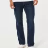 Dark Wash Straight Jeans,Dark Wash Straight Jeans