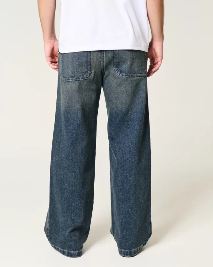 Dark Wash Super Baggy Jeans,Dark Wash Super Baggy Jeans