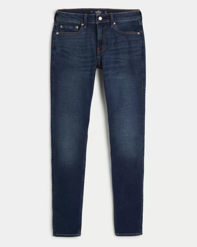 Dark Wash Super Skinny Jeans,Dark Wash Super Skinny Jeans