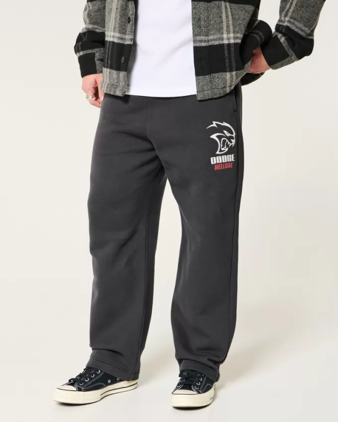 Dodge Hellcat Graphic Baggy Sweatpants,Dodge Hellcat Graphic Baggy Sweatpants
