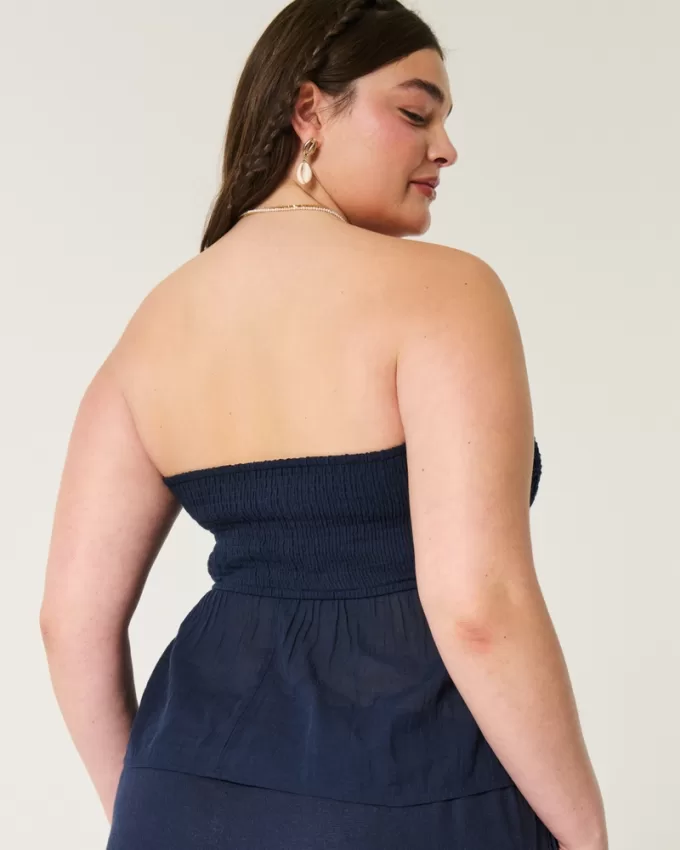 Easy Crochet-Style Babydoll Top,Easy Crochet-Style Babydoll Top