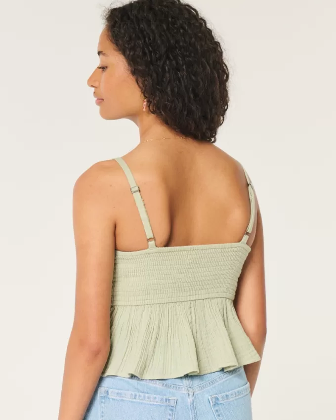 Easy Crochet-Style Babydoll Top,Easy Crochet-Style Babydoll Top