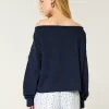 Easy Double Off-the-Shoulder Sweatshirt,Easy Double Off-the-Shoulder Sweatshirt