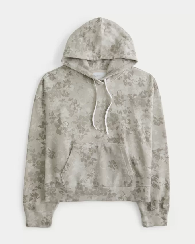 Easy Floral Pattern Hoodie,Easy Floral Pattern Hoodie