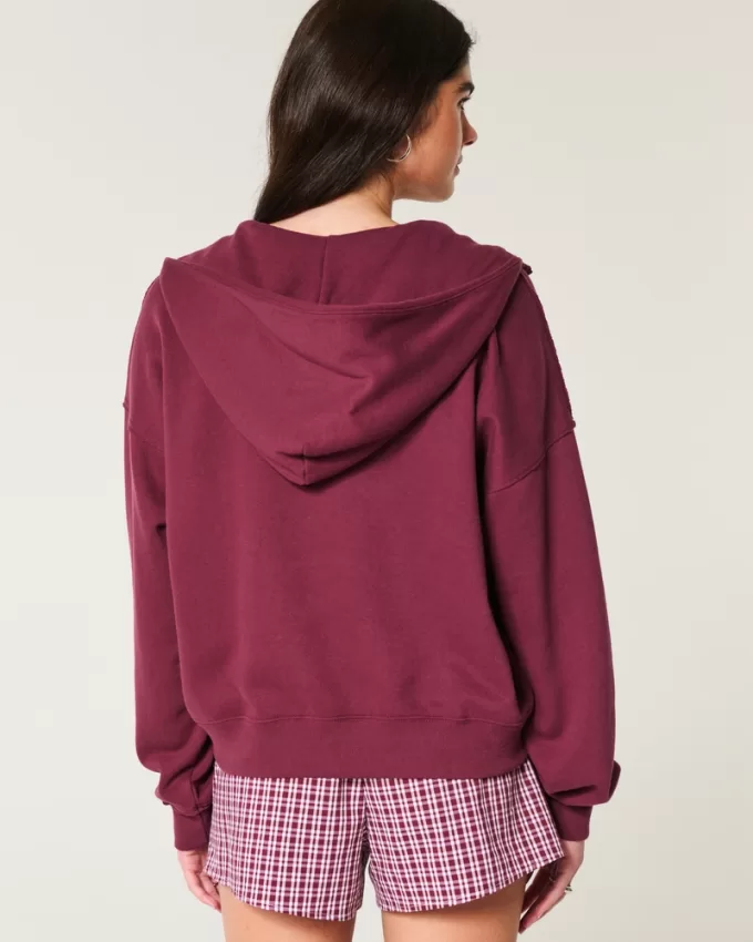 Easy Half-Zip Hoodie,Easy Half-Zip Hoodie