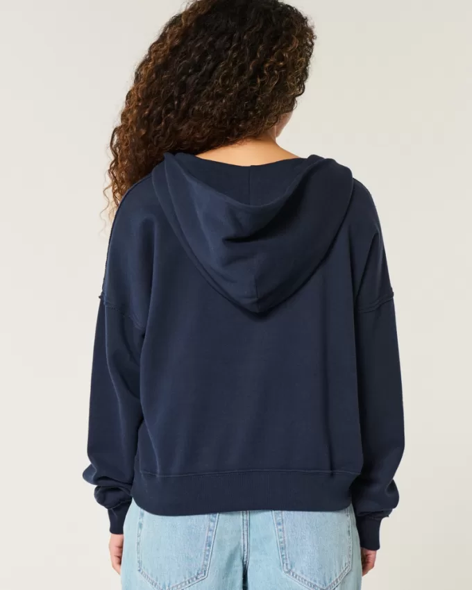 Easy Half-Zip Hoodie,Easy Half-Zip Hoodie