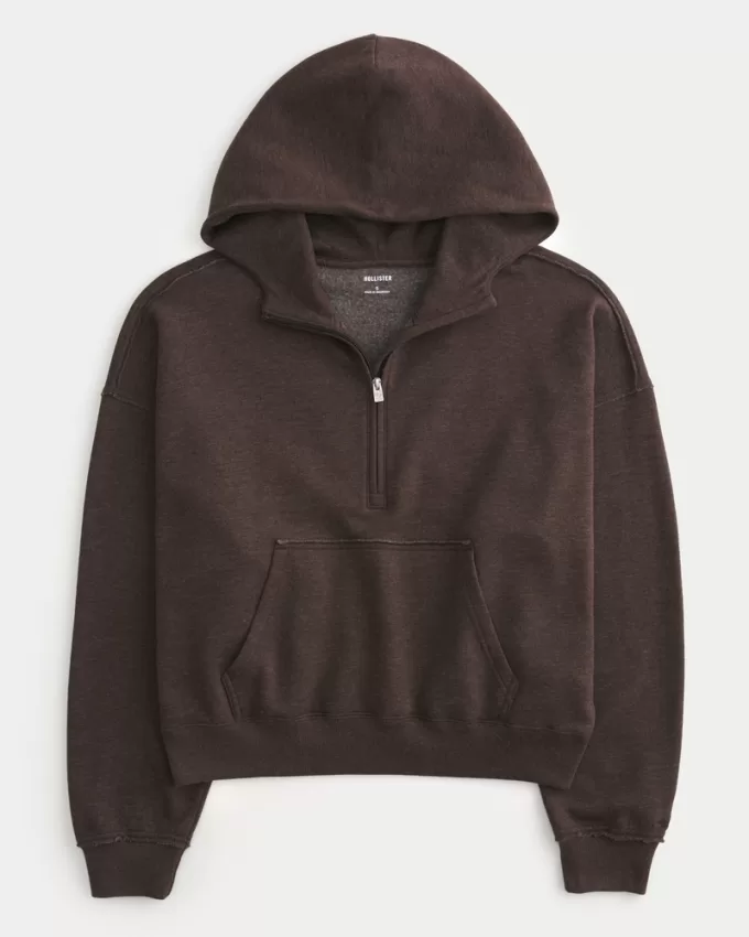 Easy Half-Zip Hoodie,Easy Half-Zip Hoodie