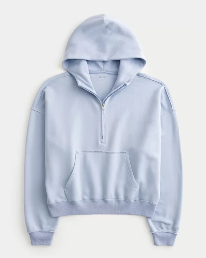 Easy Half-Zip Hoodie,Easy Half-Zip Hoodie