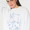 Easy L’Amour à Table Graphic Crew Sweatshirt,Easy L’Amour à Table Graphic Crew Sweatshirt