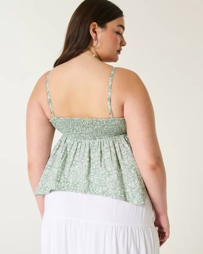 Easy Lace Trim Babydoll Top,Easy Lace Trim Babydoll Top