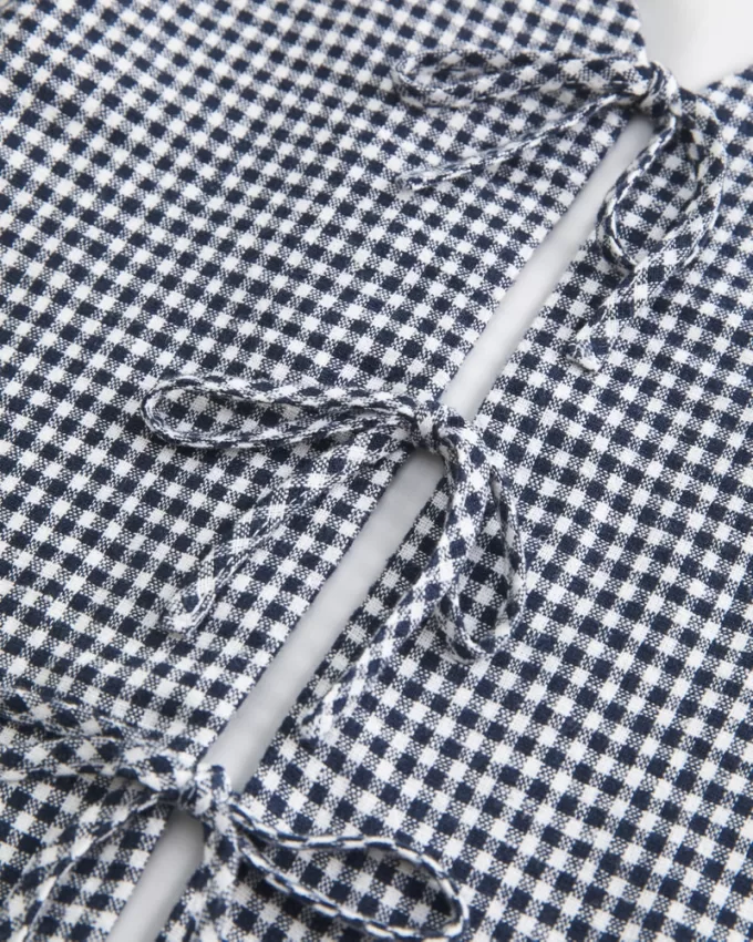 Easy Linen-Blend Tie-Front Vest,Easy Linen-Blend Tie-Front Vest