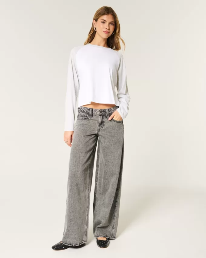 Easy Long-Sleeve Raglan T-Shirt,Easy Long-Sleeve Raglan T-Shirt