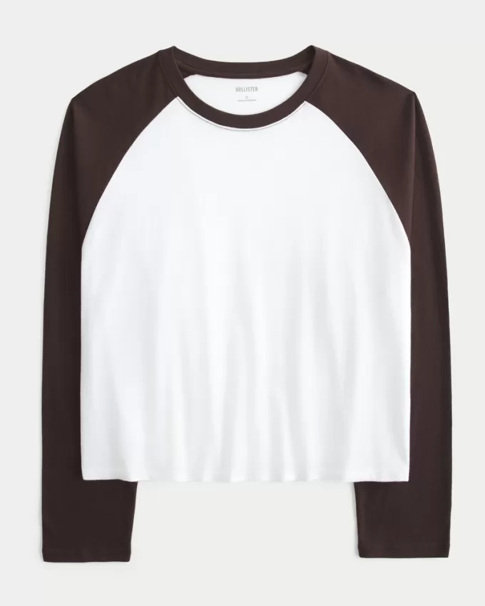 Easy Long-Sleeve Raglan T-Shirt,Easy Long-Sleeve Raglan T-Shirt