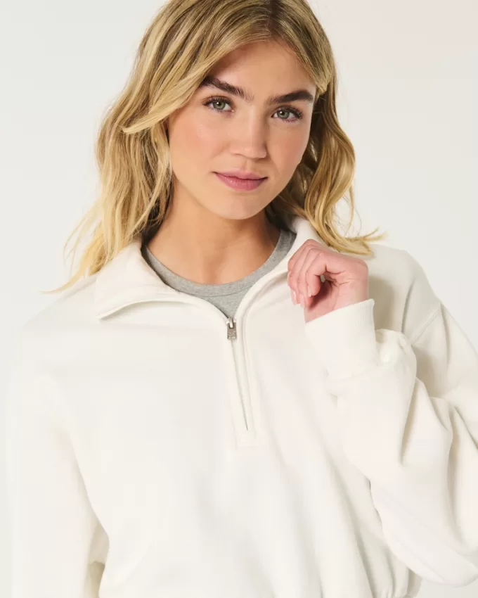 Easy Mini Half-Zip Sweatshirt,Easy Mini Half-Zip Sweatshirt