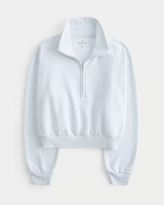 Easy Mini Half-Zip Sweatshirt,Easy Mini Half-Zip Sweatshirt