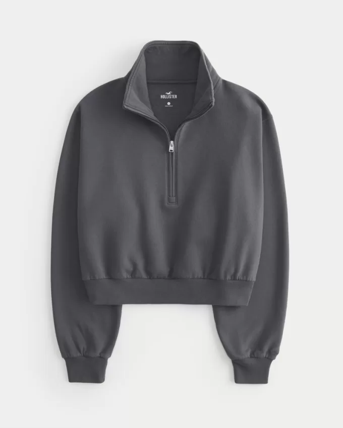 Easy Mini Half-Zip Sweatshirt,Easy Mini Half-Zip Sweatshirt
