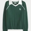 Easy NY Graphic Sweater Polo,Easy NY Graphic Sweater Polo