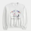 Easy New Riviera Croatia Graphic Crew Sweatshirt,Easy New Riviera Croatia Graphic Crew Sweatshirt