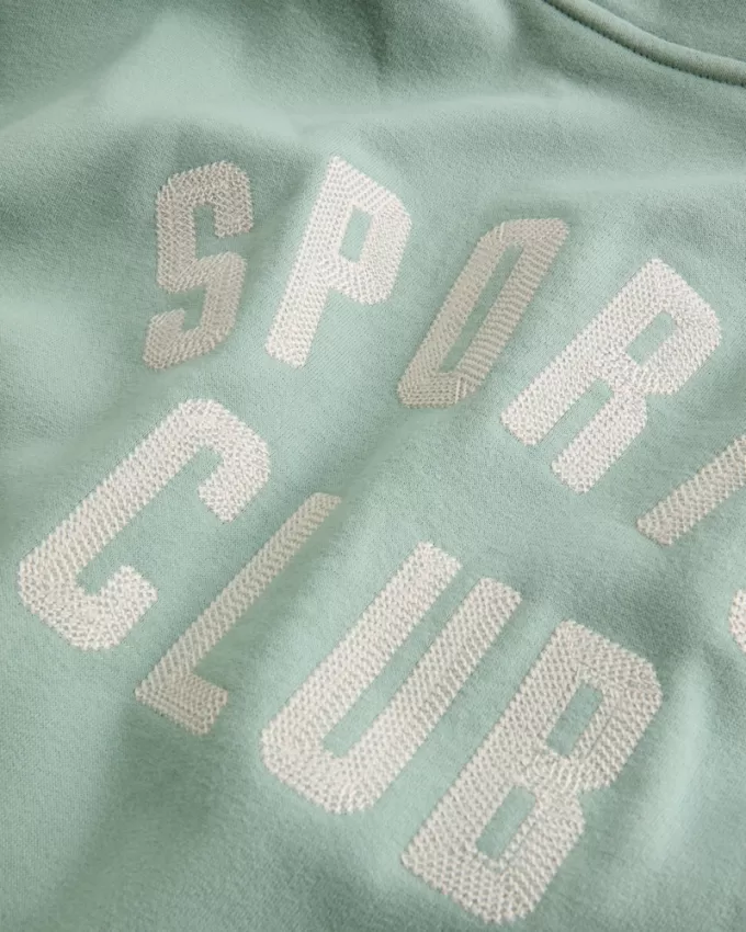 Easy New York Graphic Half-Zip Cutoff Sweatshirt,Easy New York Graphic Half-Zip Cutoff Sweatshirt