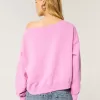 Easy Off-the-Shoulder Sweatshirt,Easy Off-the-Shoulder Sweatshirt