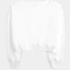 Easy Off-the-Shoulder Terry Sweatshirt,Easy Off-the-Shoulder Terry Sweatshirt